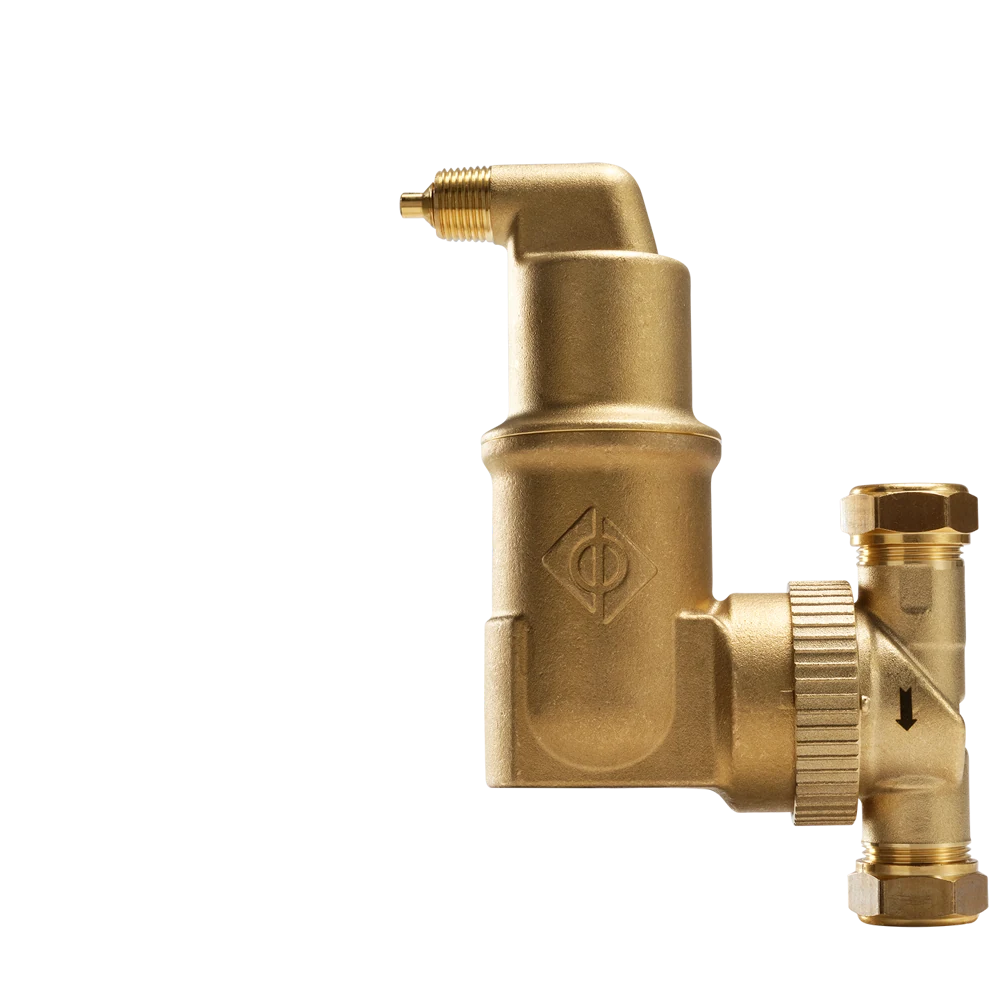 Spirovent 1" Dikey Hava Ayırıcı