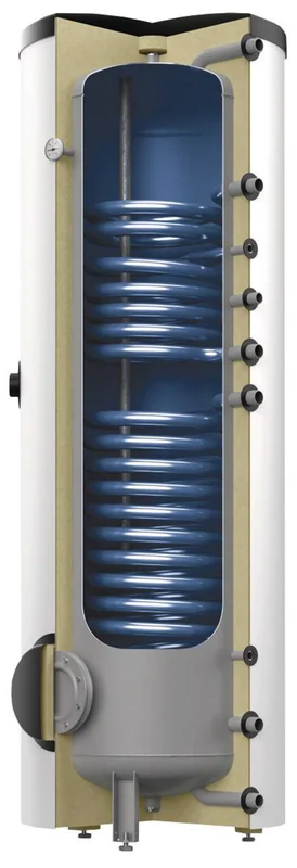 Storatherm Aqua Solar AF 2000/2_C Beyaz Çift Serpantinli Boyler